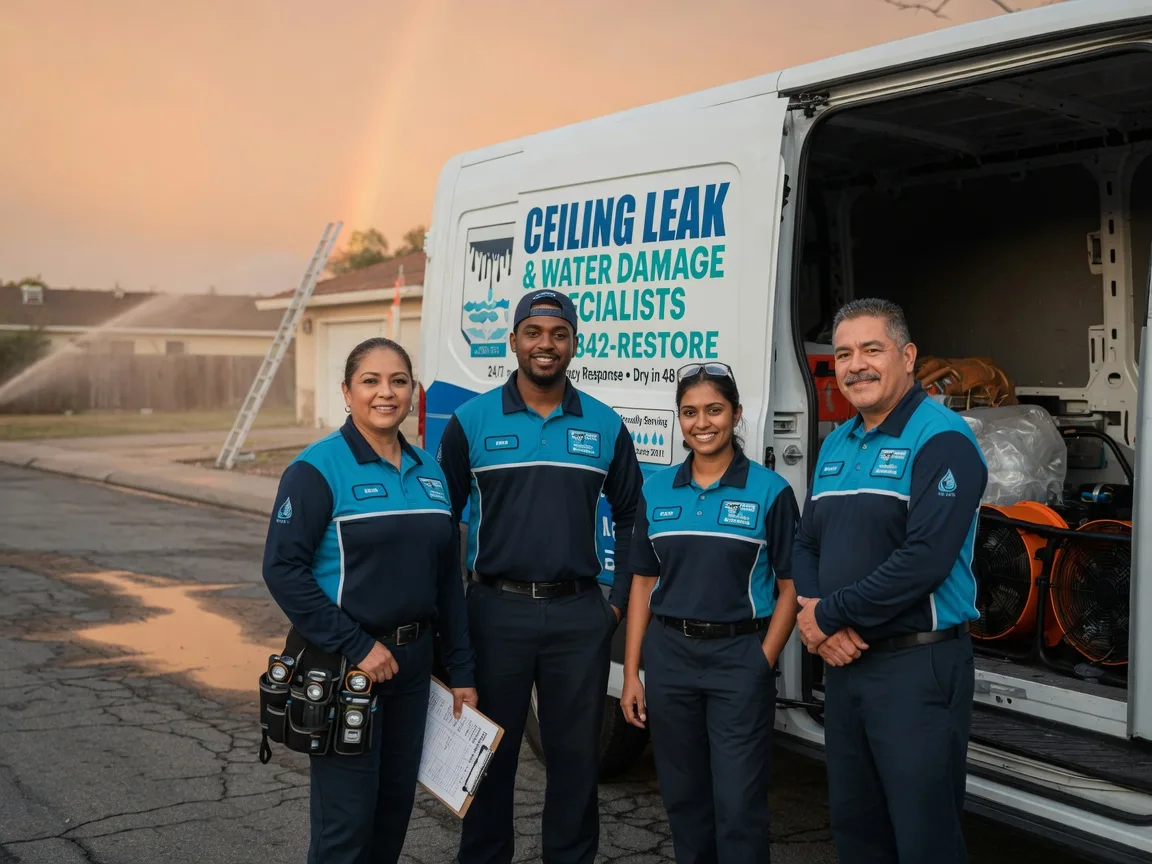 Ceiling Leak Cleanup company in Rolette, ND